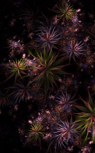 Preview wallpaper fractal, flowers, pattern, abstraction