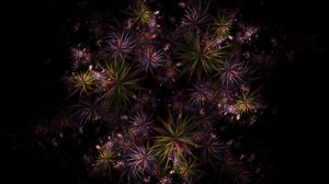 Preview wallpaper fractal, flowers, pattern, abstraction