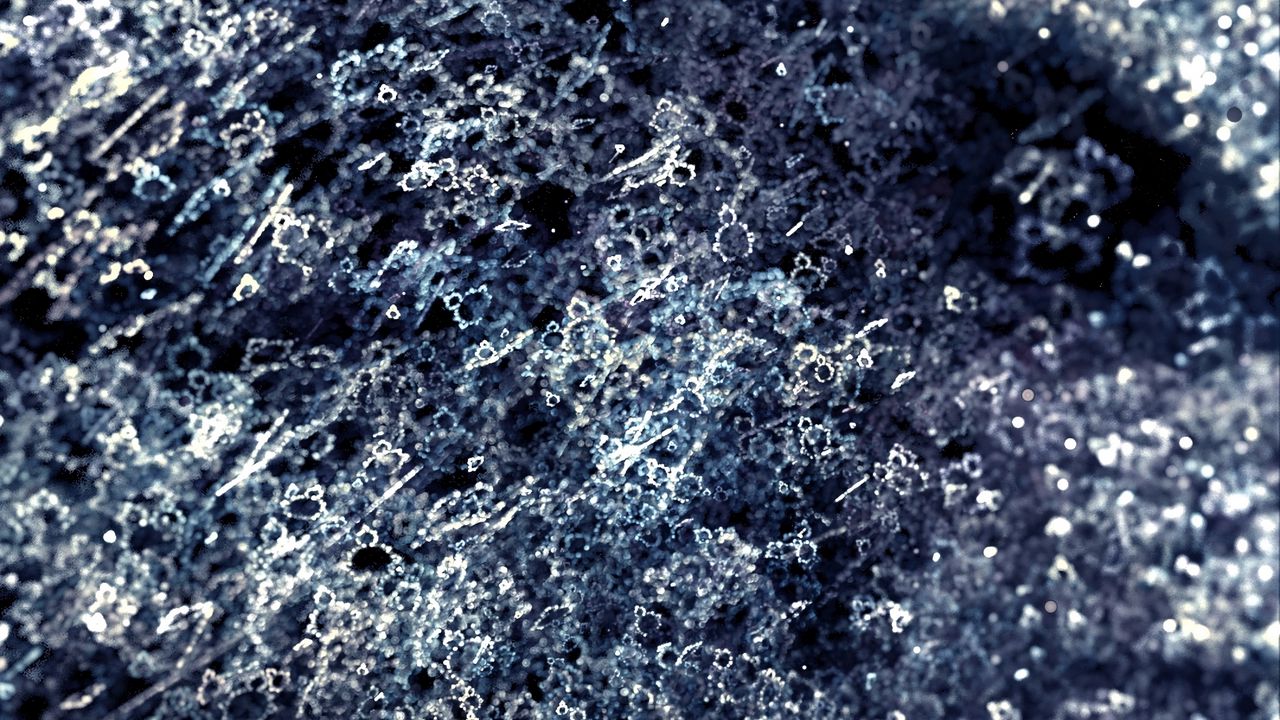 Wallpaper fractal, foam, gray, shine
