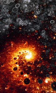 Preview wallpaper fractal, form, fire, circles