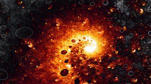 Preview wallpaper fractal, form, fire, circles