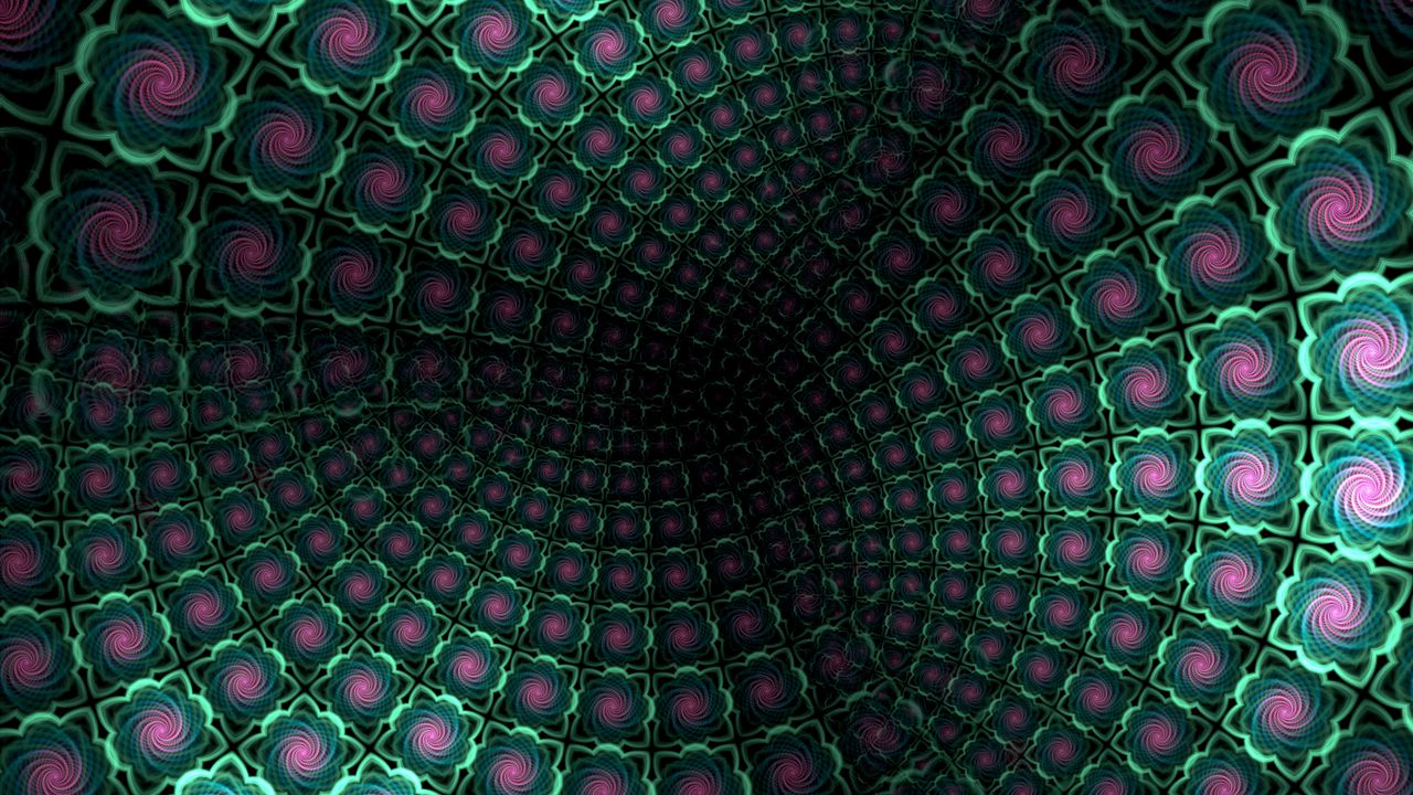 Wallpaper fractal, funnel, pattern, abstraction