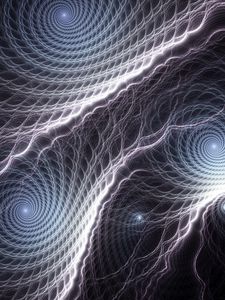 Preview wallpaper fractal, funnel, spiral, glow, abstraction