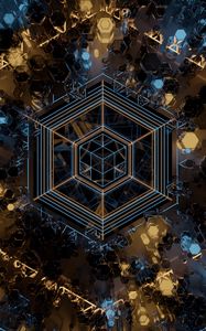 Preview wallpaper fractal, geometry, shapes, lines, abstraction