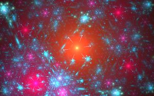 Preview wallpaper fractal, glare, bright, glow, abstraction