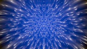 Preview wallpaper fractal, glare, motion, bright, blue
