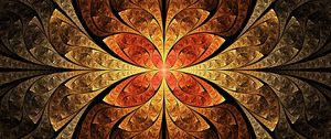 Preview wallpaper fractal, glow, abstraction, pattern, digital