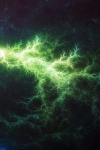 Preview wallpaper fractal, glow, bright, lightning, cloud