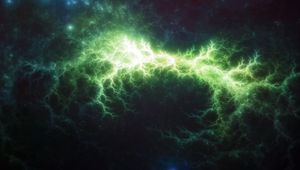 Preview wallpaper fractal, glow, bright, lightning, cloud