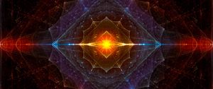 Preview wallpaper fractal, glow, bright, abstraction, pattern
