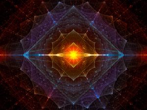 Preview wallpaper fractal, glow, bright, abstraction, pattern