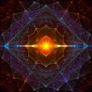 Preview wallpaper fractal, glow, bright, abstraction, pattern