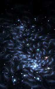 Preview wallpaper fractal, glow, glare, sparkles, abstraction