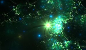 Preview wallpaper fractal, glow, glitter, bright, abstraction