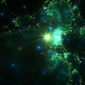 Preview wallpaper fractal, glow, glitter, bright, abstraction