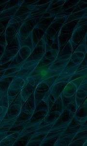 Preview wallpaper fractal, glow, haze, abstraction, blue