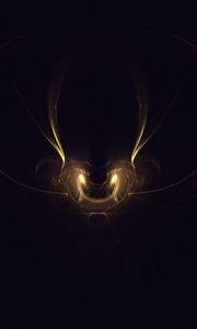 Preview wallpaper fractal, glow, lines, tangled, dark, abstraction