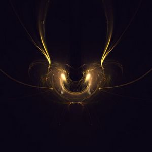 Preview wallpaper fractal, glow, lines, tangled, dark, abstraction