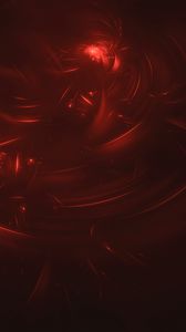 Preview wallpaper fractal, glow, red, dark, abstraction