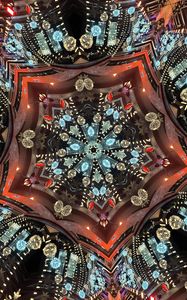 Preview wallpaper fractal, glow, shapes, pattern, abstraction