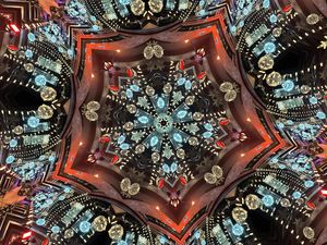 Preview wallpaper fractal, glow, shapes, pattern, abstraction