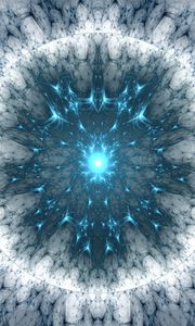 Preview wallpaper fractal, glow, shapes, pattern, background