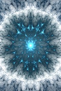 Preview wallpaper fractal, glow, shapes, pattern, background