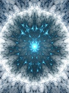 Preview wallpaper fractal, glow, shapes, pattern, background