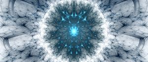 Preview wallpaper fractal, glow, shapes, pattern, background