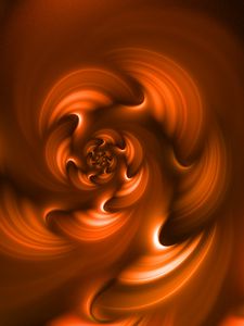Preview wallpaper fractal, glow, swirling, fiery, spiral