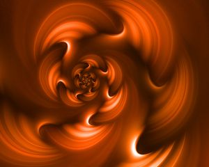 Preview wallpaper fractal, glow, swirling, fiery, spiral