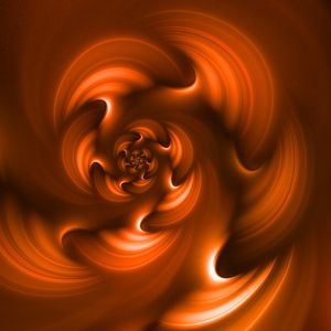 Preview wallpaper fractal, glow, swirling, fiery, spiral