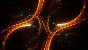 Preview wallpaper fractal, glow, tangled, dark, abstraction