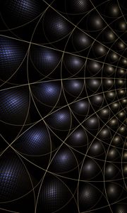 Preview wallpaper fractal, grid, lines, dark, abstraction