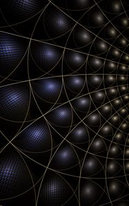 Preview wallpaper fractal, grid, lines, dark, abstraction