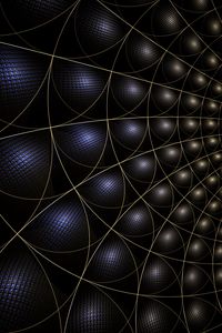 Preview wallpaper fractal, grid, lines, dark, abstraction