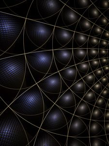 Preview wallpaper fractal, grid, lines, dark, abstraction