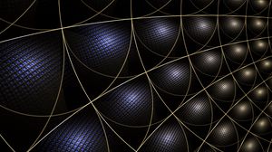 Preview wallpaper fractal, grid, lines, dark, abstraction