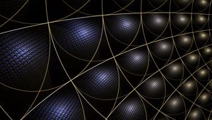 Preview wallpaper fractal, grid, lines, dark, abstraction