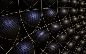 Preview wallpaper fractal, grid, lines, dark, abstraction