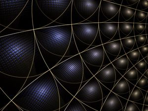 Preview wallpaper fractal, grid, lines, dark, abstraction