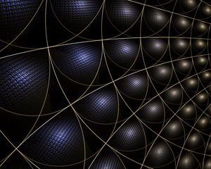 Preview wallpaper fractal, grid, lines, dark, abstraction