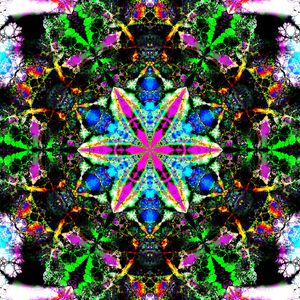 Preview wallpaper fractal, kaleidoscope, abstraction, colorful
