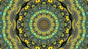 Preview wallpaper fractal, kaleidoscope, abstraction, circles, bright