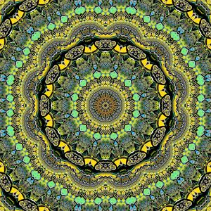 Preview wallpaper fractal, kaleidoscope, abstraction, circles, bright