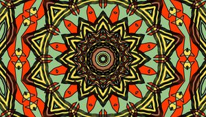 Preview wallpaper fractal, kaleidoscope, abstraction, pattern, bright