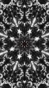 Preview wallpaper fractal, kaleidoscope, abstraction, glow, shapes