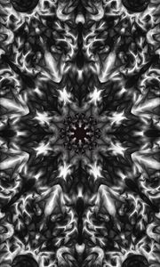 Preview wallpaper fractal, kaleidoscope, abstraction, glow, shapes