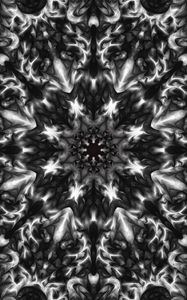 Preview wallpaper fractal, kaleidoscope, abstraction, glow, shapes