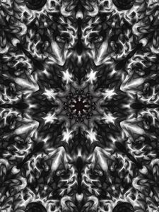 Preview wallpaper fractal, kaleidoscope, abstraction, glow, shapes